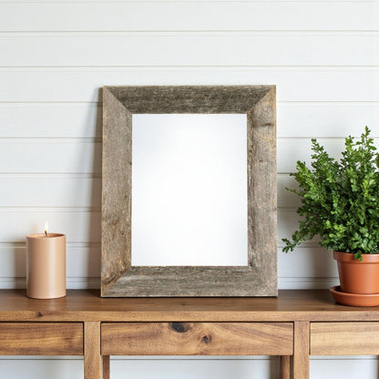 8.5" x 11" Gray Wood Tabletop Picture Frame HomeRoots