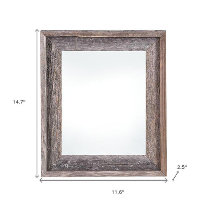 8.5" x 11" Gray Wood Tabletop Picture Frame HomeRoots