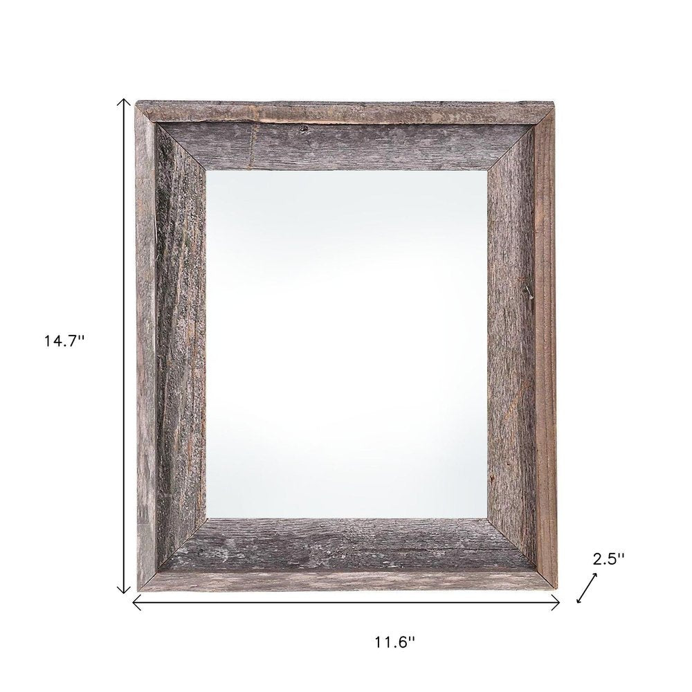 8.5" x 11" Gray Solid Wood Tabletop Picture Frame HomeRoots