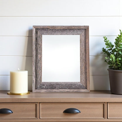 8.5" x 11" Gray Solid Wood Tabletop Picture Frame HomeRoots