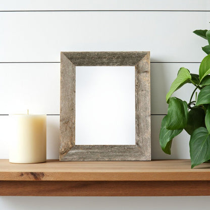 5" x 7" Gray Solid Wood Tabletop Picture Frame HomeRoots