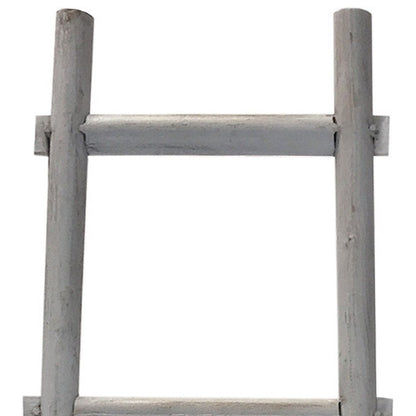 59" X 18" White Wood Hanging Dimensional Sculpture HomeRoots