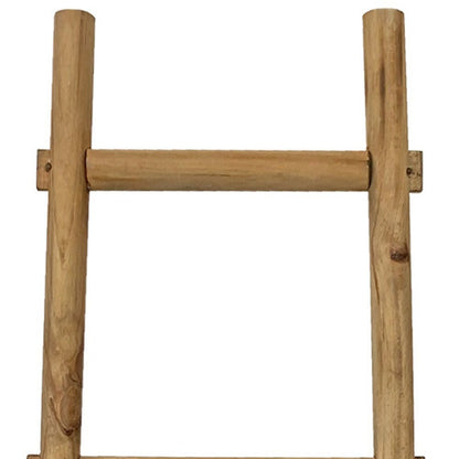 59" X 18" White Wood Hanging Dimensional Sculpture HomeRoots