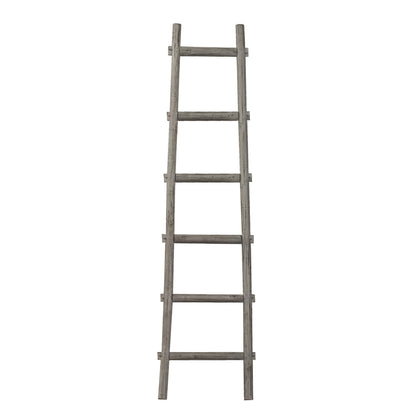 72" X 18"X 2" Brown Decorative Ladder Shelve