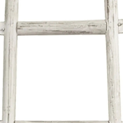 72" X 18"X 2" Brown Decorative Ladder Shelve HomeRoots