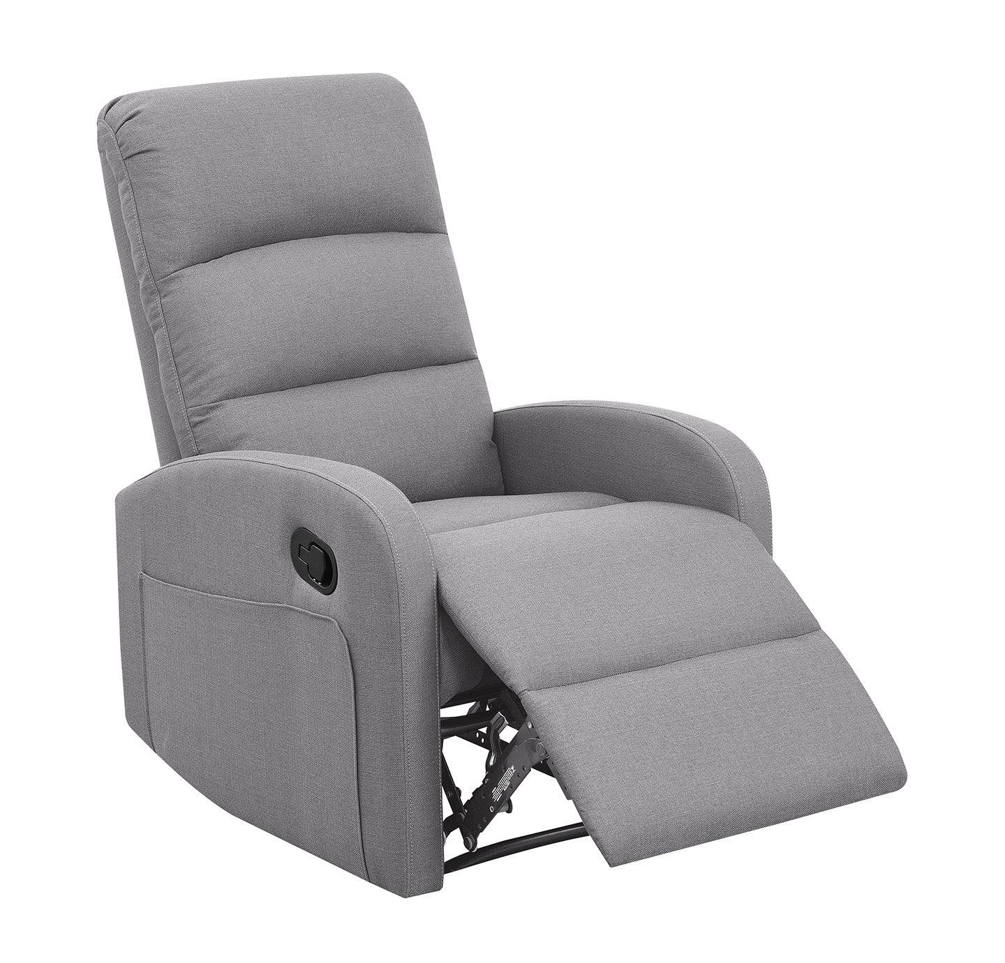 Relaxing Dawn Gray Recliner Chair - FurniFindUSA