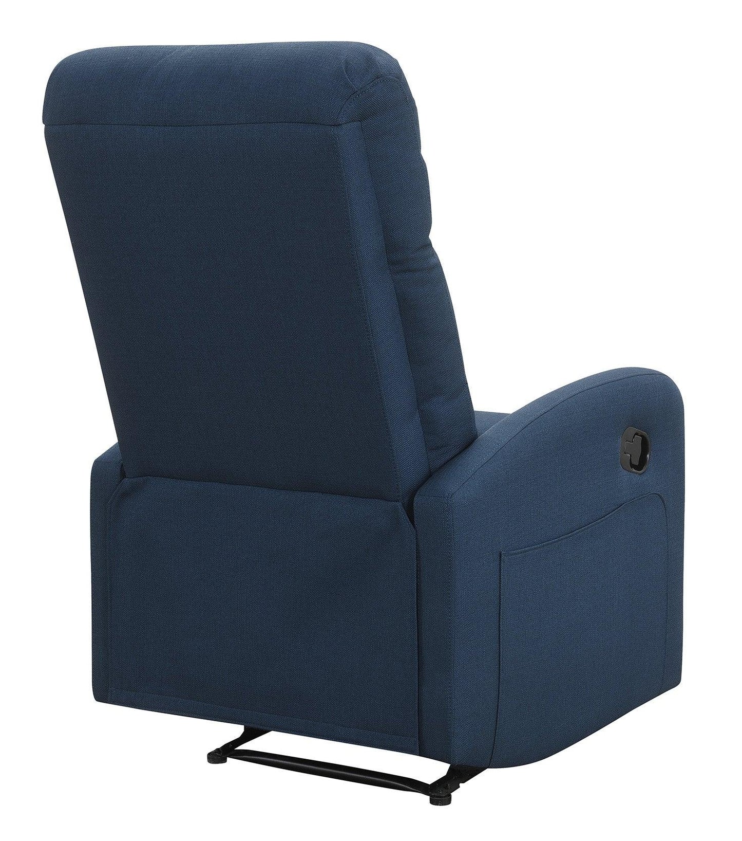 Relaxing Navy Blue Recliner Chair - FurniFindUSA