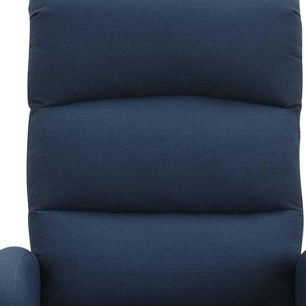 Relaxing Navy Blue Recliner Chair - FurniFindUSA