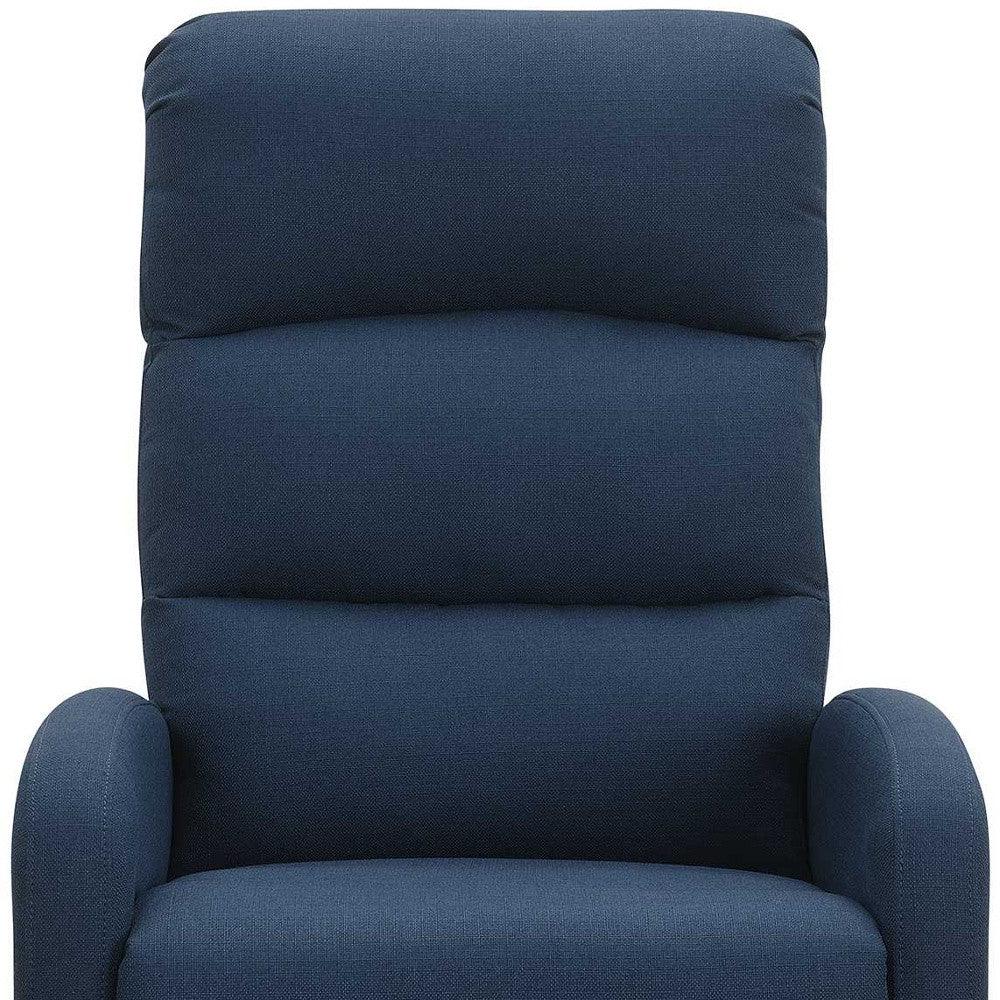 Relaxing Navy Blue Recliner Chair - FurniFindUSA