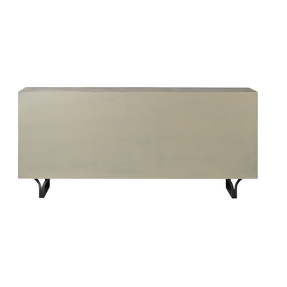 70" Light Brown Solid Wood Nine Drawer Sideboard HomeRoots