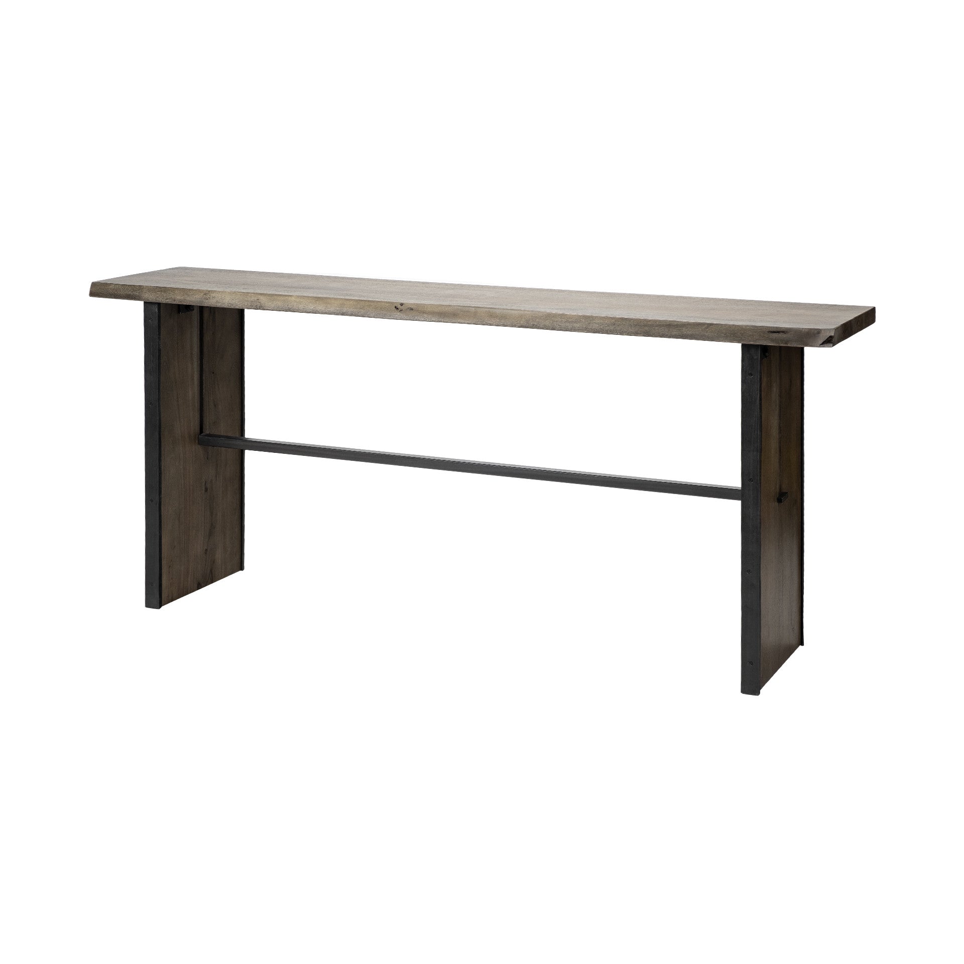 16" Brown Solid Wood Solid Console Table HomeRoots