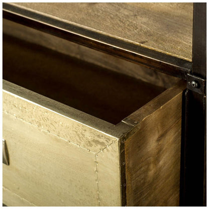 15" Brown Solid Wood Console Table HomeRoots