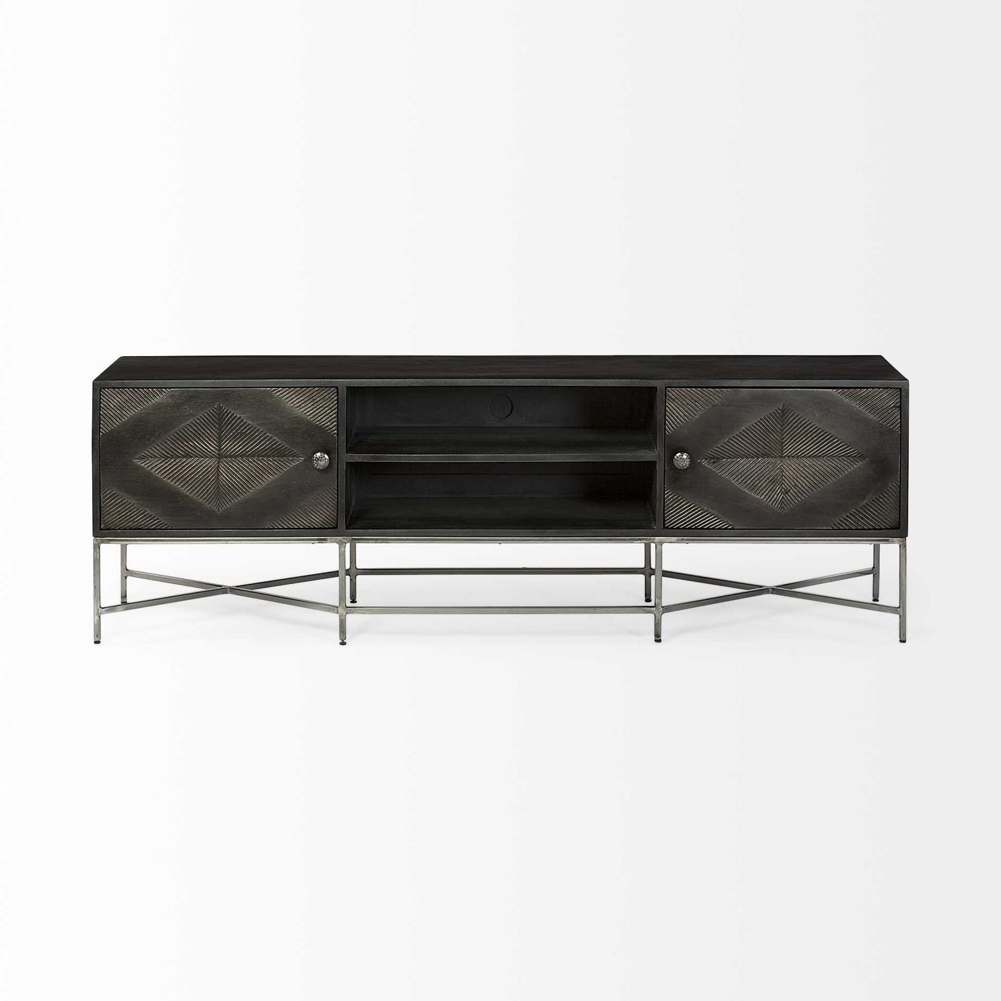16" Dark Brown Solid Wood Console Table HomeRoots