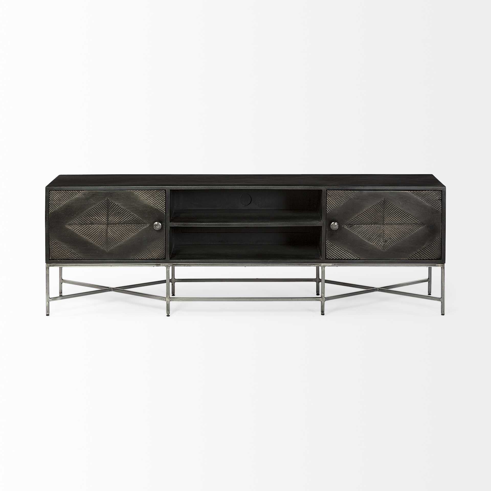 16" Dark Brown Solid Wood Console Table HomeRoots