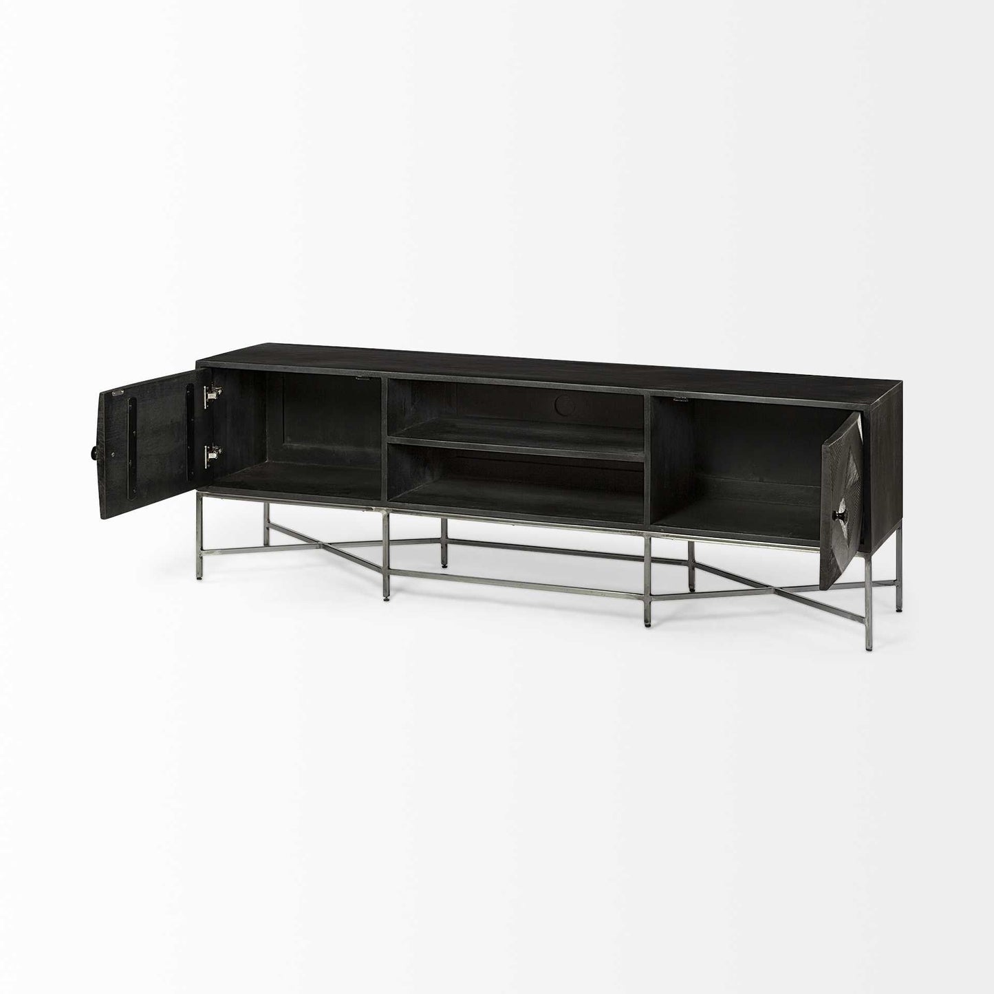 16" Dark Brown Solid Wood Console Table HomeRoots