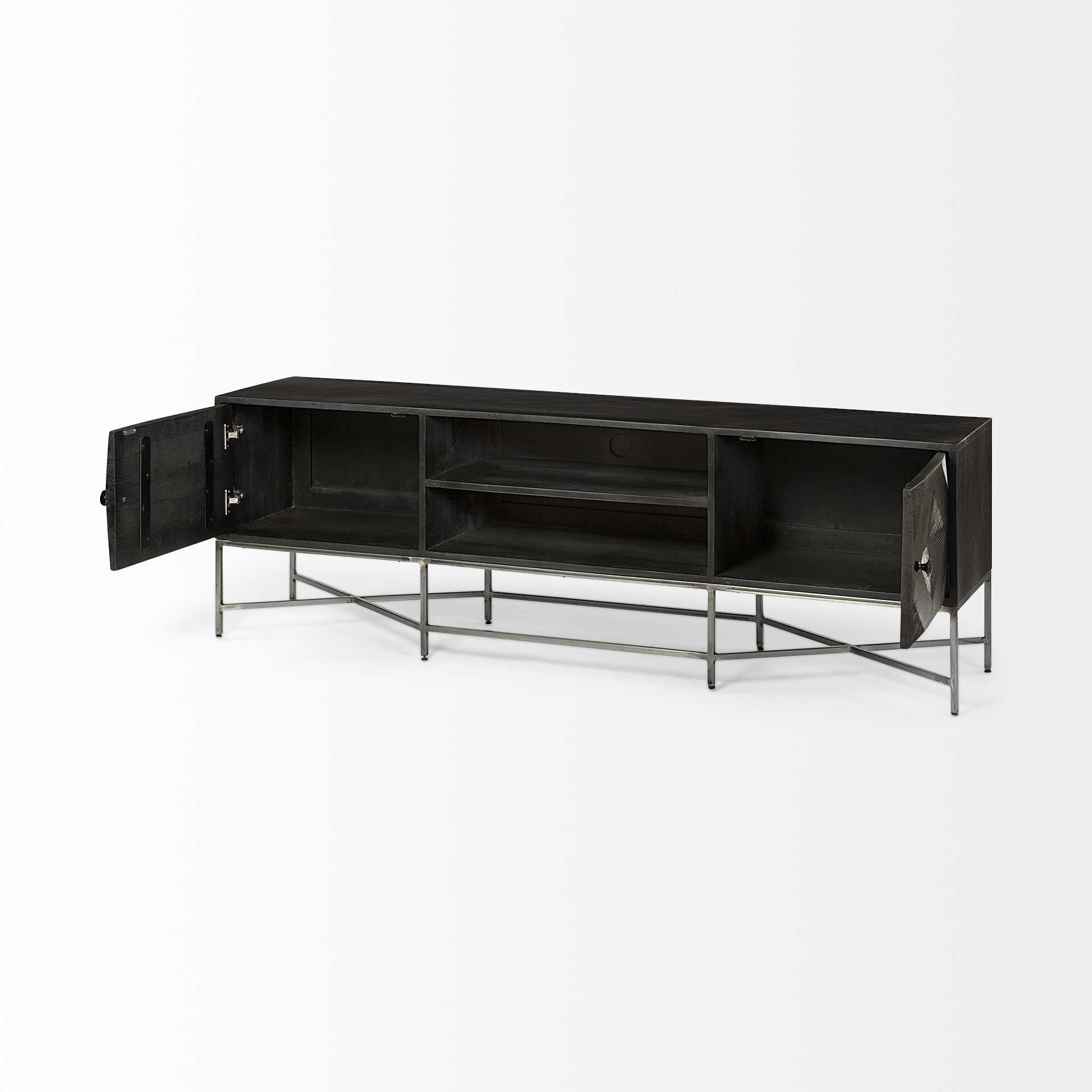 16" Dark Brown Solid Wood Console Table HomeRoots