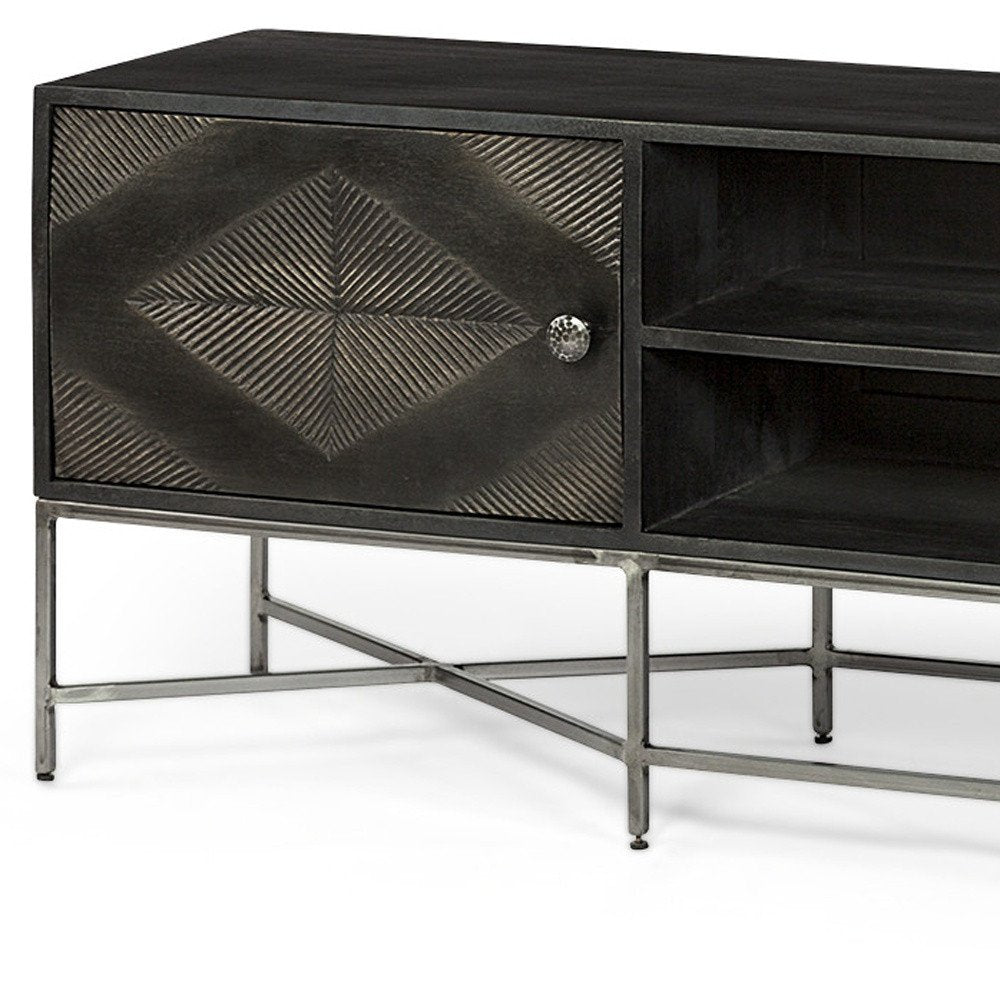 16" Dark Brown Solid Wood Console Table HomeRoots