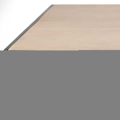60" Brown and Black Writing Desk HomeRoots
