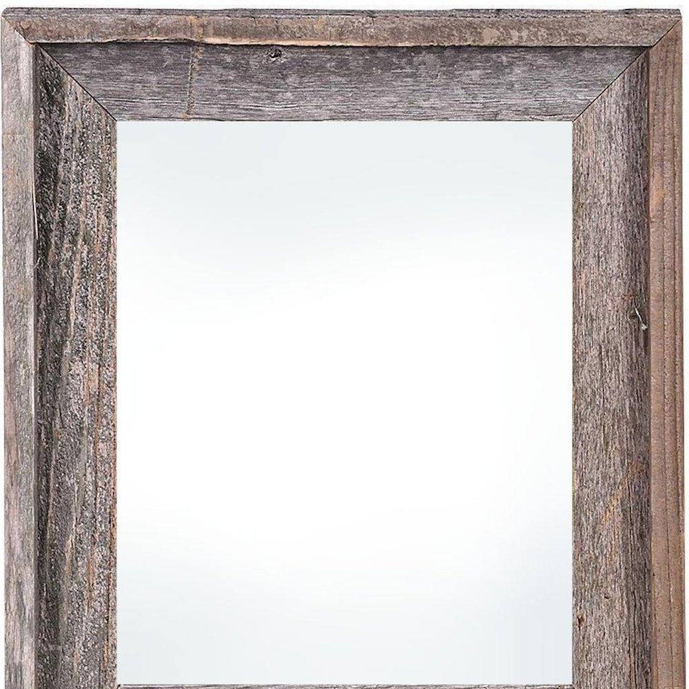 24" x 36" Gray Solid Wood Hanging Picture Frame HomeRoots