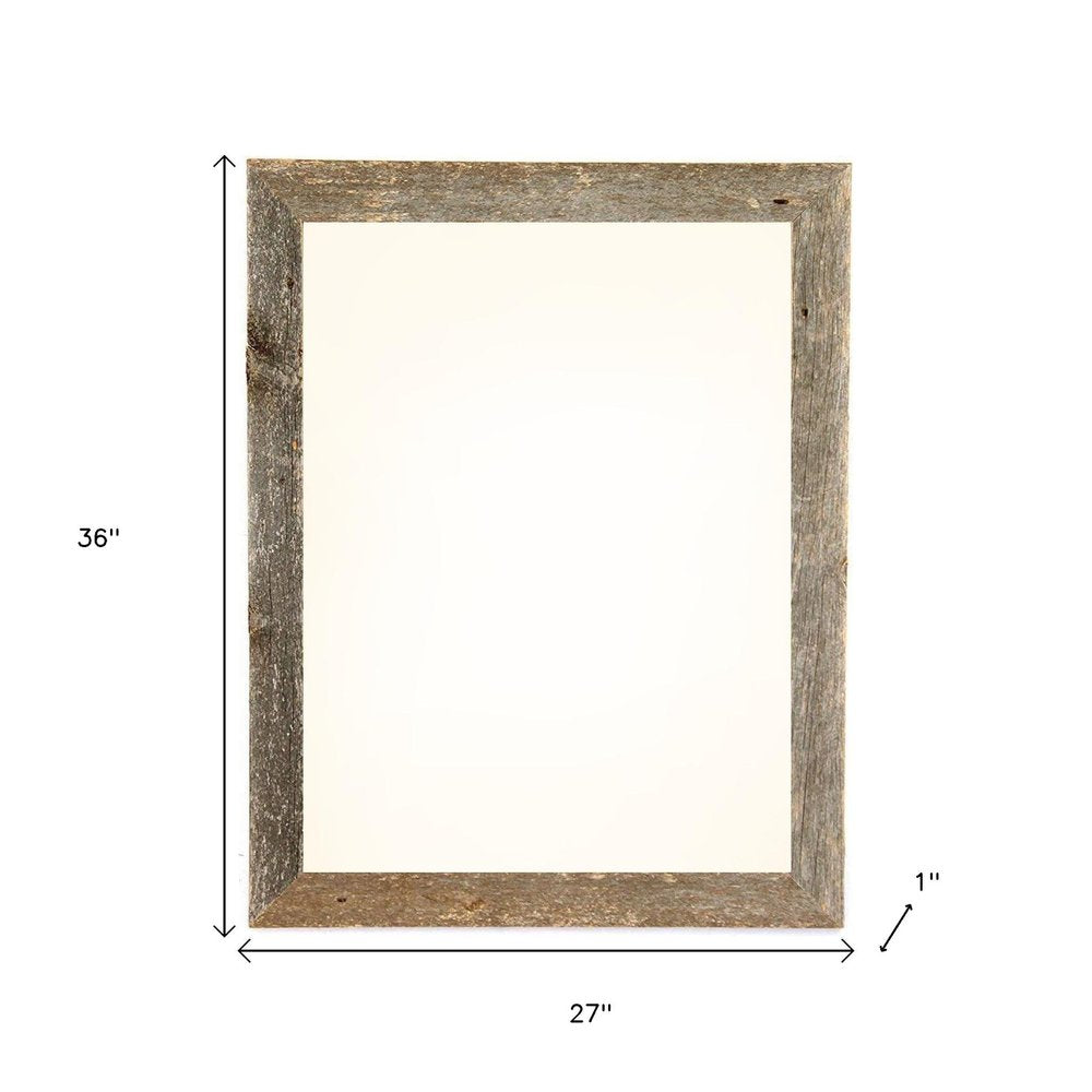 24" x 36" Gray Wood Hanging Picture Frame — view 3