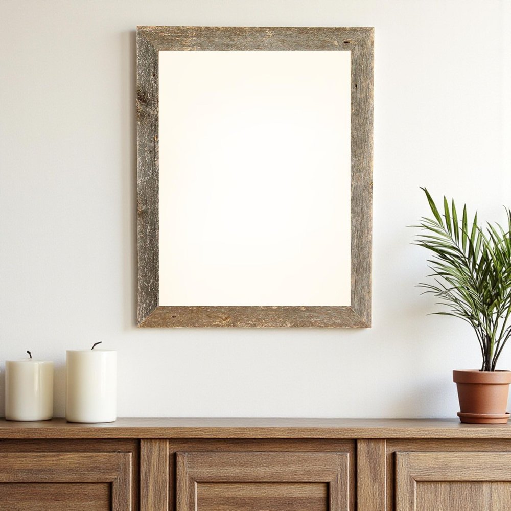 24" x 36" Gray Wood Hanging Picture Frame — view 5