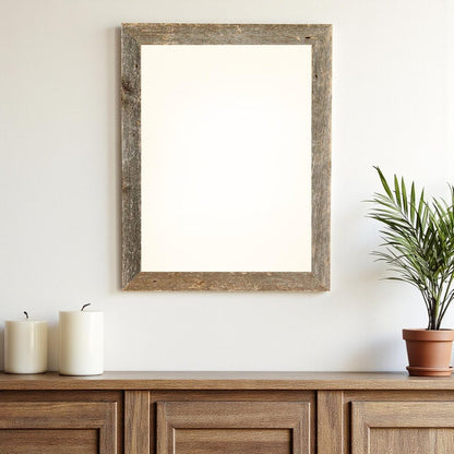 24" x 36" Gray Wood Hanging Picture Frame HomeRoots