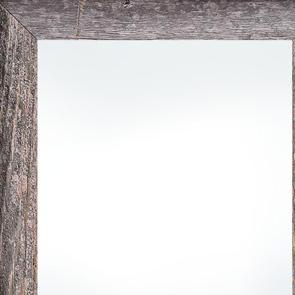 22" x 28" Gray Wood Hanging Picture Frame — view 2