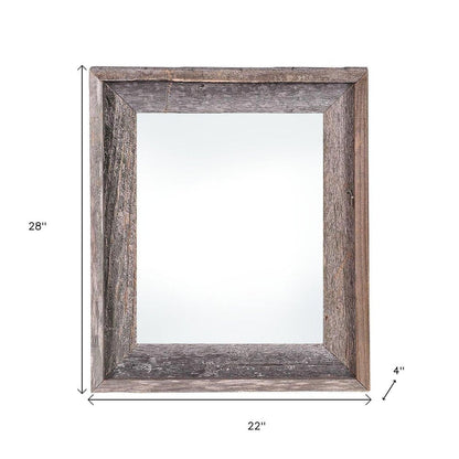22" x 28" Gray Solid Wood Hanging Picture Frame HomeRoots