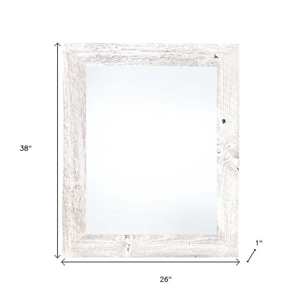 24" x 36" White Wood Hanging Picture Frame HomeRoots