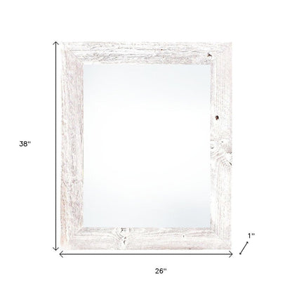 24" x 36" White Wood Hanging Picture Frame HomeRoots