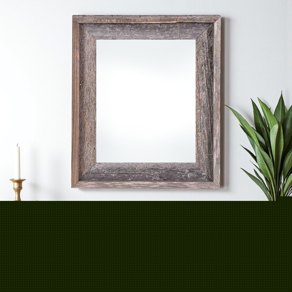 20" x 30" Gray Solid Wood Hanging Picture Frame HomeRoots