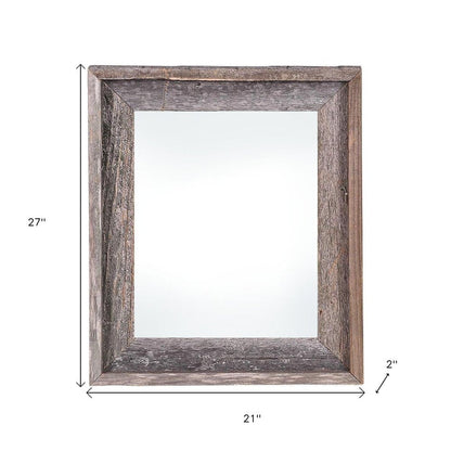 18" x 24" Gray Solid Wood Hanging Picture Frame HomeRoots