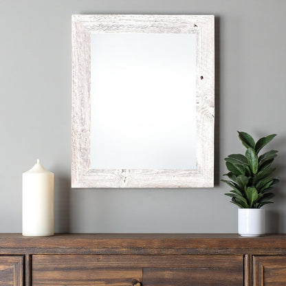 18" x 24" White Solid Wood Hanging Picture Frame HomeRoots