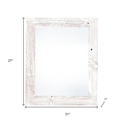 18" x 24" White Wood Hanging Picture Frame HomeRoots