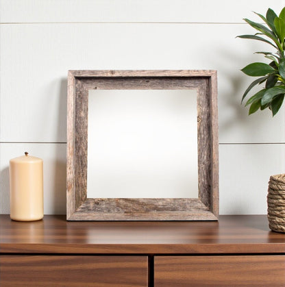 12" x 12" Gray Wood Tabletop Picture Frame HomeRoots