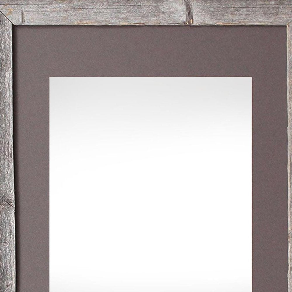 16" x 20" Gray Distressed Wood Hanging Picture Frame HomeRoots