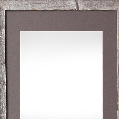 16" x 20" Gray Distressed Wood Hanging Picture Frame HomeRoots