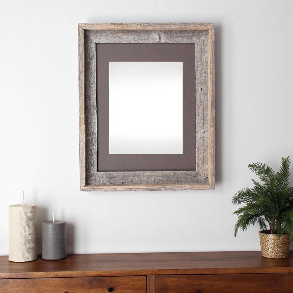 16" x 20" Gray Distressed Wood Hanging Picture Frame — view 5