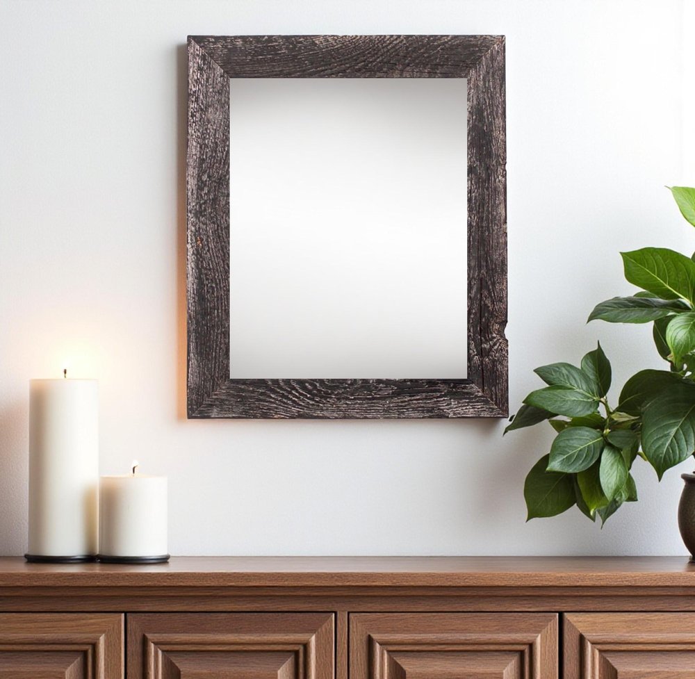 16" x 20" Black Wood Hanging Picture Frame HomeRoots