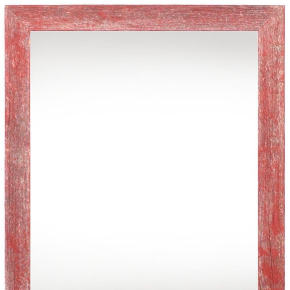 16" x 20" Red Wood Hanging Picture Frame HomeRoots