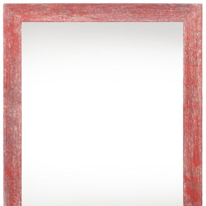 16" x 20" Red Wood Hanging Picture Frame HomeRoots