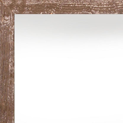 16" x 20" Brown Wood Hanging Picture Frame HomeRoots