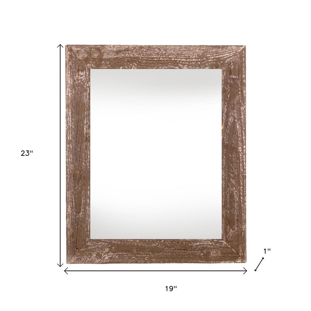 16" x 20" Brown Wood Hanging Picture Frame HomeRoots