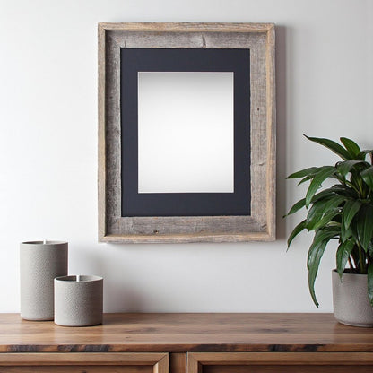 16" x 20" Gray Wood Hanging Picture Frame HomeRoots