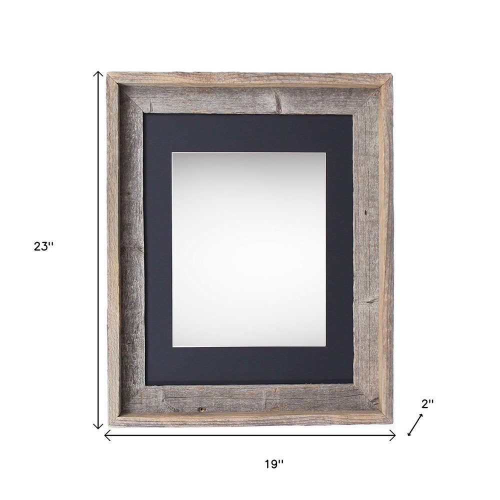 16" x 20" Gray Wood Hanging Picture Frame — view 3