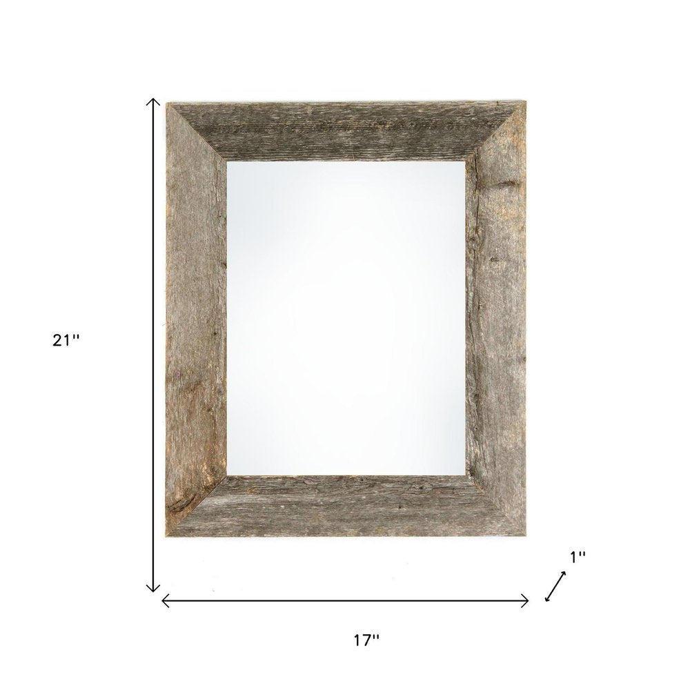 14" x 18" Gray Wood Hanging Picture Frame — view 4