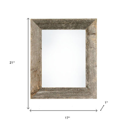 14" x 18" Gray Wood Hanging Picture Frame HomeRoots