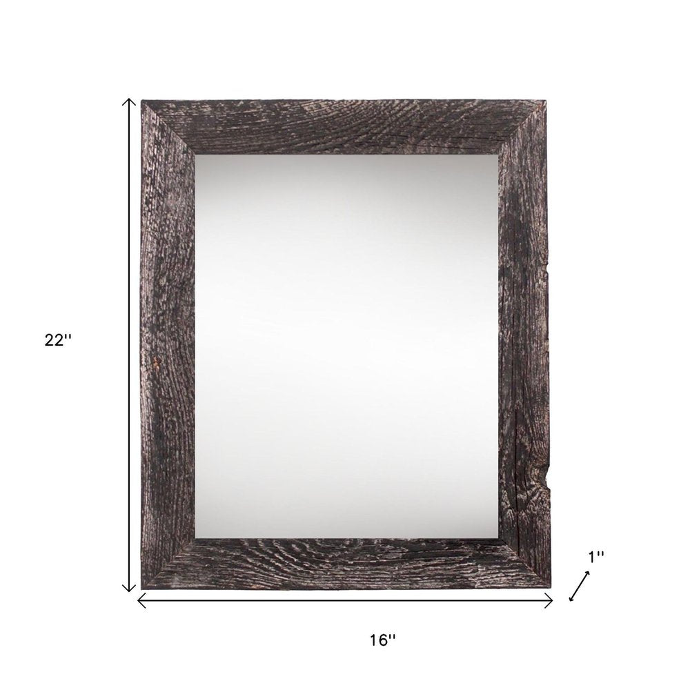 13" x 19" Black Solid Wood Hanging Picture Frame HomeRoots