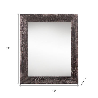 13" x 19" Black Solid Wood Hanging Picture Frame HomeRoots