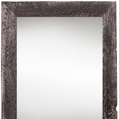 13" x 19" Black Solid Wood Hanging Picture Frame HomeRoots